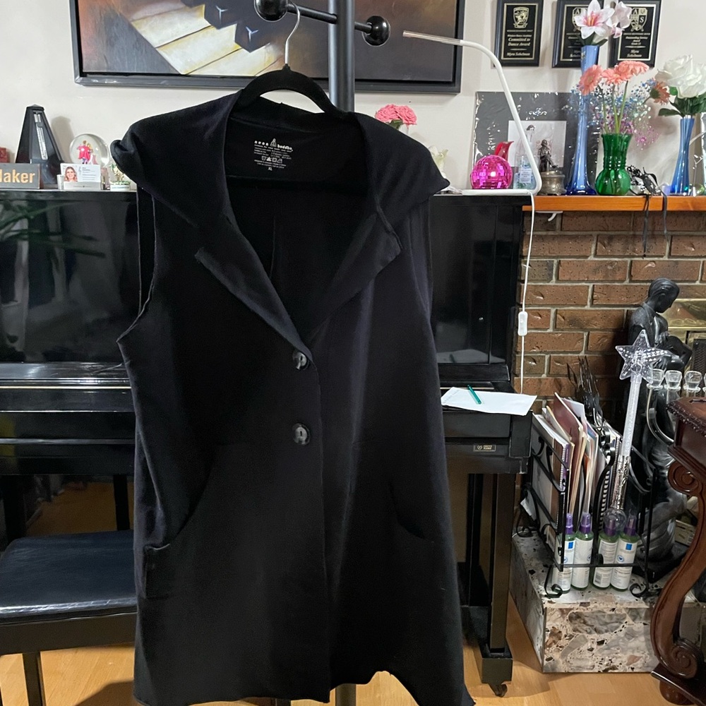Neon Buddha Black Vest